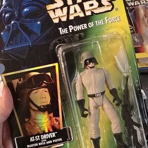 Star Wars The Power of the Force AT-ST Driver Figure